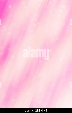 Abstract blurred beautiful pink bokeh. Colorful radial glowing background. Stock Photo