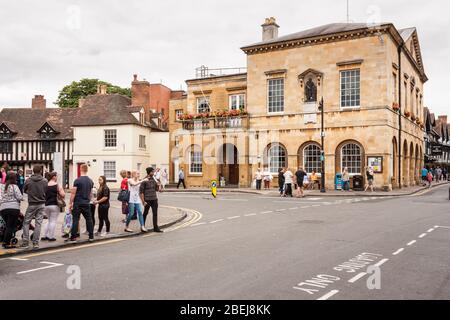 Town Hall, Sheep Street, Stratford-upon-Avon, Warwickshire, England, GB, UK Stock Photo