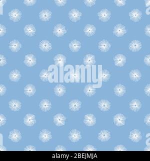 Abstract flower seamless pattern. Hand drawn vector illustration pattern. For fashion, textile, web, print, surface design Stock Vector