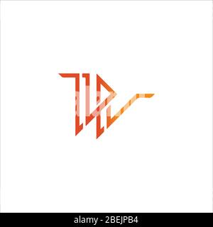 Initial letter wp logo or pw logo vector design templates Stock Vector
