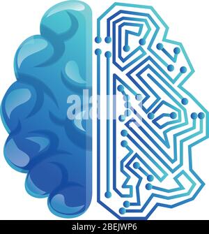 Neuromarketing icon. Cartoon of neuromarketing vector icon for web design isolated on white background Stock Vector