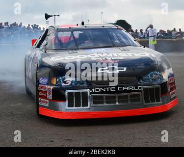 Dale Earnhardt Jnr, Chevrolet Monte Carlo, NASCAR, Goodwood Festival of Speed, 2017, Peaks of Performance, Motorsports Game Changers,  automobiles, ca Stock Photo