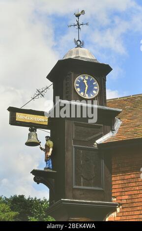 Abinger Hammer 'Jack the Blacksmith' Clock, Abinger Hammer, Surrey ...