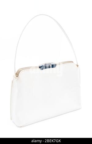 Handbag cut out isolated on white background Stock Photo