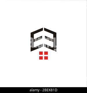 Initial letter ee logo or e logo vector design template Stock Vector