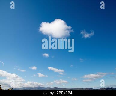 Cumulus clouds Stock Photo