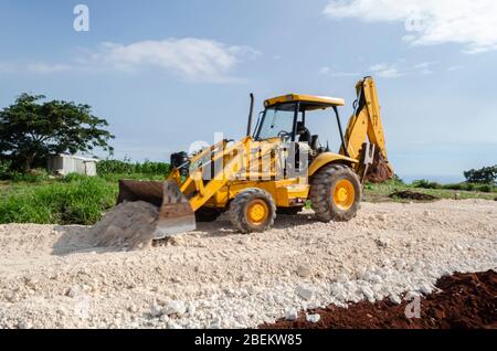 Front End Loader Bucket With Marl Stock Photo