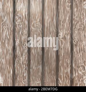 Wooden planks overlay texture for your design. Shabby chic background. Easy to edit vector wood texture backdrop. Stock Vector