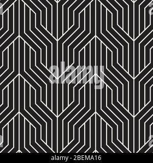Abstract geometric pattern with the intersection of thin lines. Vector ...