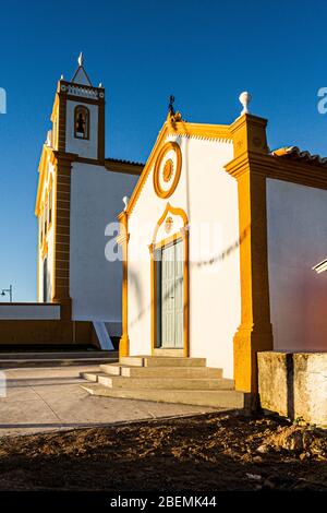 Imperio do Divino Espirito Santo, a building that is part of Nossa Senhora da Lapa Church architectural complex inaugurated in 1806. Stock Photo