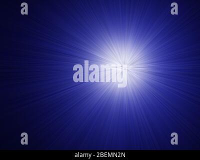Blue radial background or wallpaper. Stock Photo