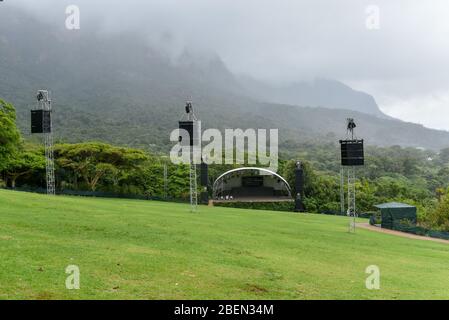 Kirstenbosch Botanical Gardens Concert Area, Cape Town, South Africa Stock Photo