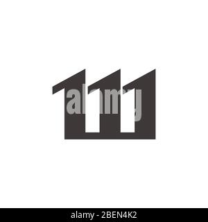 letter m w home roof resident arrow up symbol logo vector Stock Vector