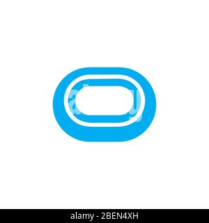 capsule shape symbol logo vector Stock Vector