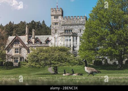 Popular filming location on Vancouver Island in Canada Stock Photo