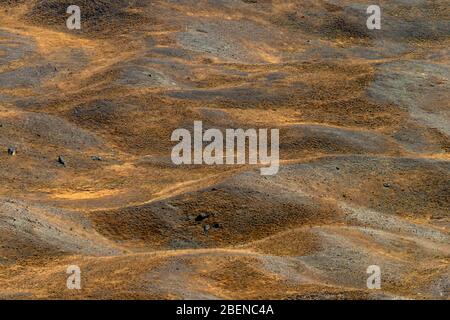 Scenic view of the McKenzie Mountains near MacMillan Pass on the North ...