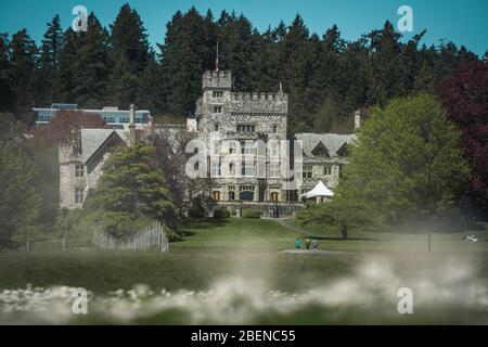 Popular filming location on Vancouver Island in Canada Stock Photo