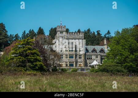 Popular filming location on Vancouver Island in Canada Stock Photo