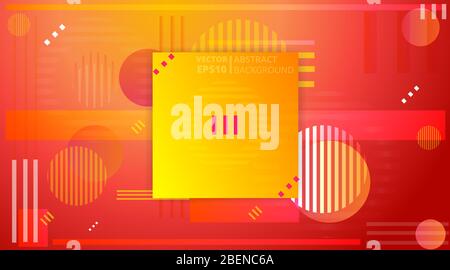 Abstract geometric background, trendy decoration for web and print. Creative shiny futuristic motion template, wide vector Stock Vector