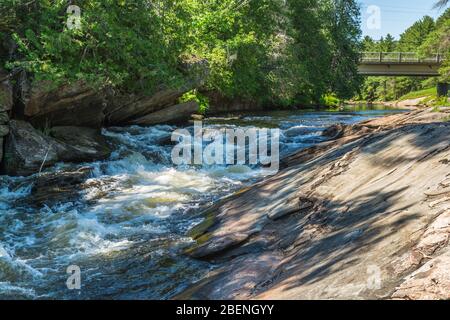 North Kawarthas Provincial Park  Algonquin Highlands Ontario Canada in summer Stock Photo