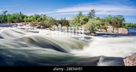 Burleigh Falls Provincial Park Selwyn Peterborough County Ontario Canada Stock Photo