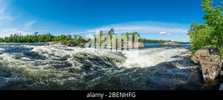 Burleigh Falls Provincial Park Selwyn Peterborough County Ontario Canada Stock Photo