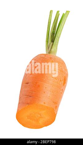 Carrots isolated on white background Stock Photo