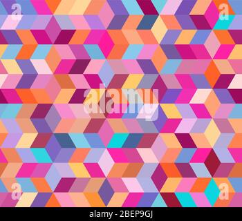 Abstract geometric pattern with geometric shapes. Endless background of decorative elements. EPS 10 Stock Vector