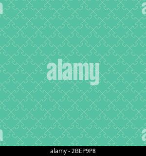 jigsaw puzzle pieces seamless vector pattern Stock Vector