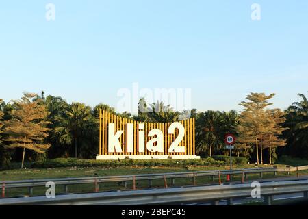 KLIA2 Kuala Lumpur International Airport 2 Sepang Malaysia Stock Photo