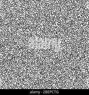 Pointillism middle density seamless dots pattern. Abstract monochrome halftone. Just drop to swatches and enjoy EPS 10 Stock Vector