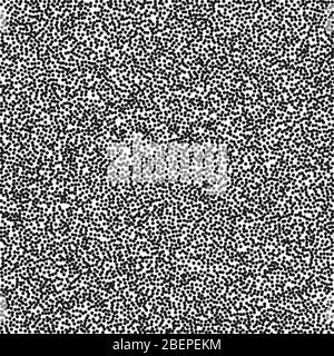 Pointillism middle density seamless dots pattern. Abstract monochrome halftone. Just drop to swatches and enjoy EPS 10 Stock Vector