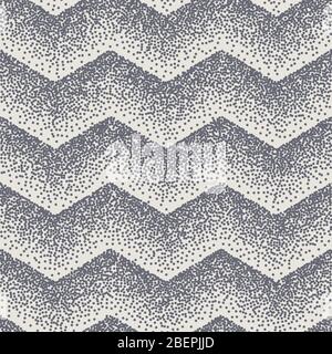 Abstract seamless chevron zigzag stipple dots. EPS 10 Stock Vector