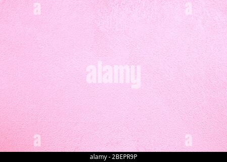 Texture of pink decorative plaster or concrete. Abstract background for design. Art stylized banner with copy space for text. Stock Photo