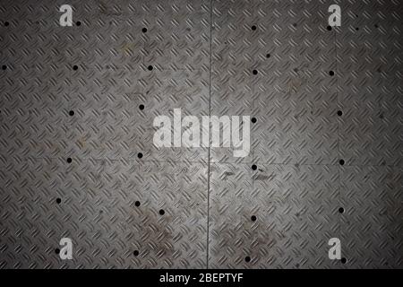 metal cover in garage Stock Photo