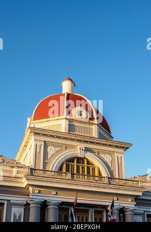 Palacio de Gobierno, detailed view, Cienfuegos, Cienfuegos Province, Cuba Stock Photo