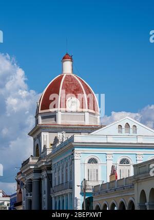 Palacio de Gobierno, detailed view, Cienfuegos, Cienfuegos Province, Cuba Stock Photo