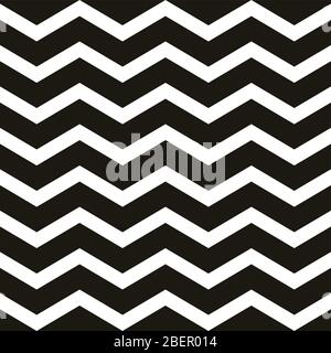 Seamless vintage zigzag chevron pattern. Repeating geometric template. EPS 10 Stock Vector