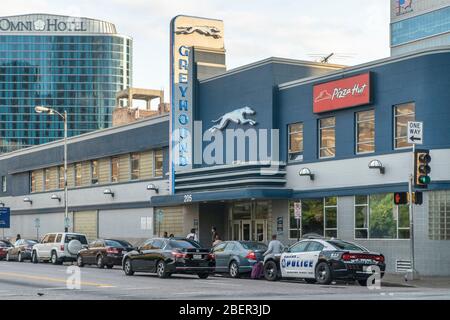 Dallas, Texas, USA. Downtown.. S Lamar Street. Stock Photo