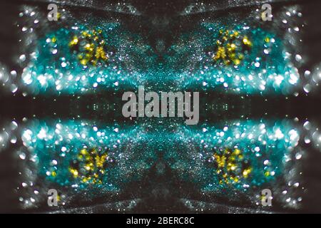 Abstract form bokeh dancing form shapes Stock Photo