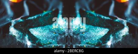 Abstract form bokeh dancing form shapes Stock Photo