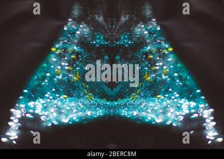 Abstract form bokeh dancing form shapes Stock Photo