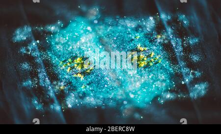 Abstract form bokeh dancing form shapes Stock Photo