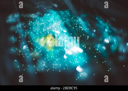 Abstract form bokeh dancing form shapes Stock Photo