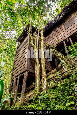 Casa de Fidel, Fidel Castro's House, Comandancia de la Plata, Sierra Maestra, Granma Province, Cuba Stock Photo