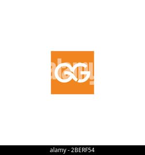Initial letter qg logo or gq logo vector design template Stock Vector