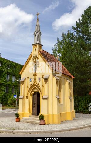 The Max-Emanuel-Kapelle in Wasserburg, Bavaria, Germany. Stock Photo