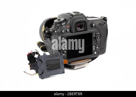 For Nikon D7200 Shutter Unit 1h998 119 1 With Curtain Blade Motor