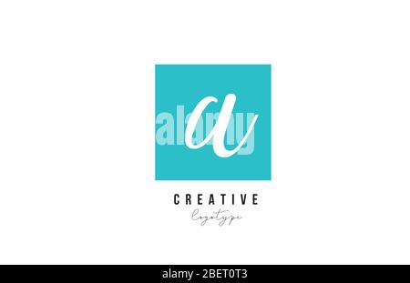 blue L square alphabet letter logo icon design for company and business ...