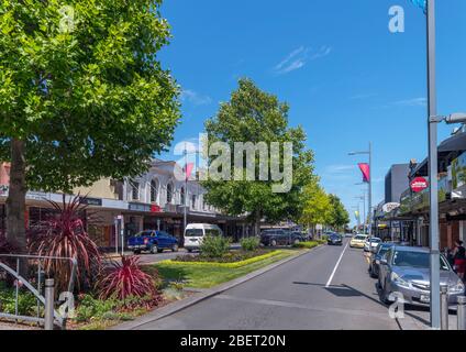 Victoria Street in downtown Hamilton, New Zealand Stock Photo